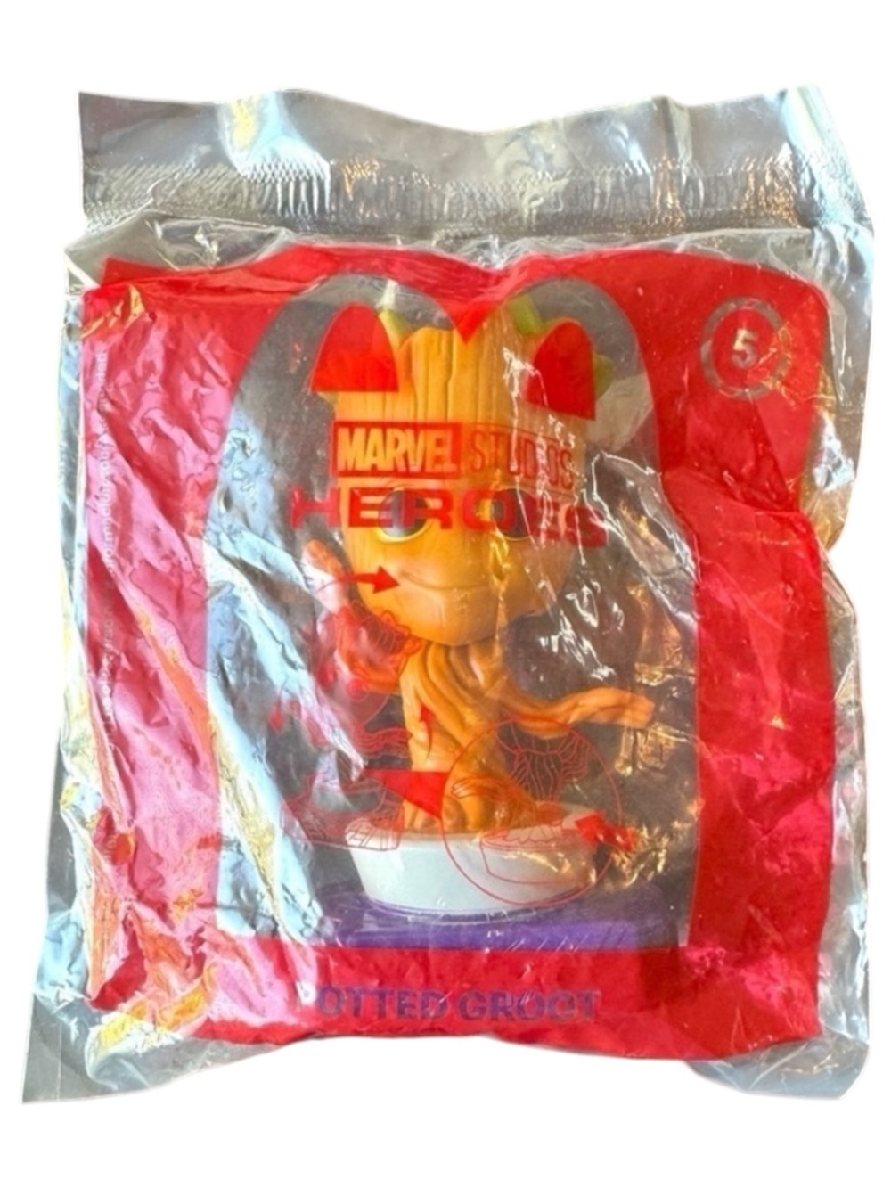 NEW 2020 McDonald’s Marvel Studios Heroes Happy Meal Toy – Potted Groot (#5)